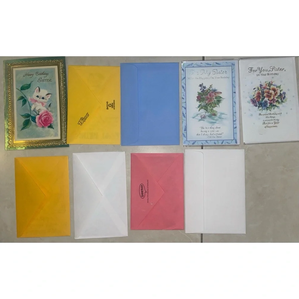 9 Happy Birthday Sister Greeting Cards